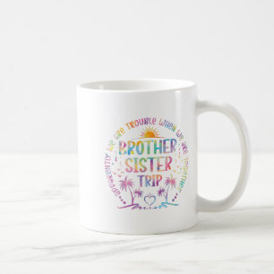 Mug Frère Soeur Correspondant Tie Dye Frère Et Soeur