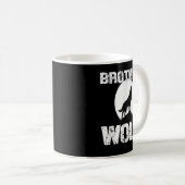 Mug Frère Wolf Chemise jumelle tribu famille Wolves Mo (Devant droit)