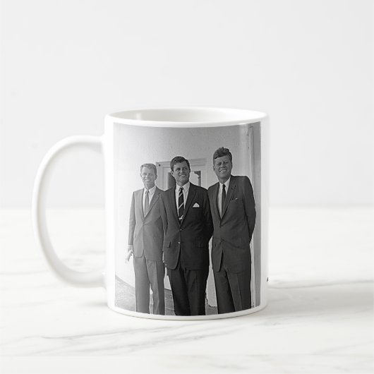 Mug Frères de Kennedy, John, Ted, Robert (Gauche)