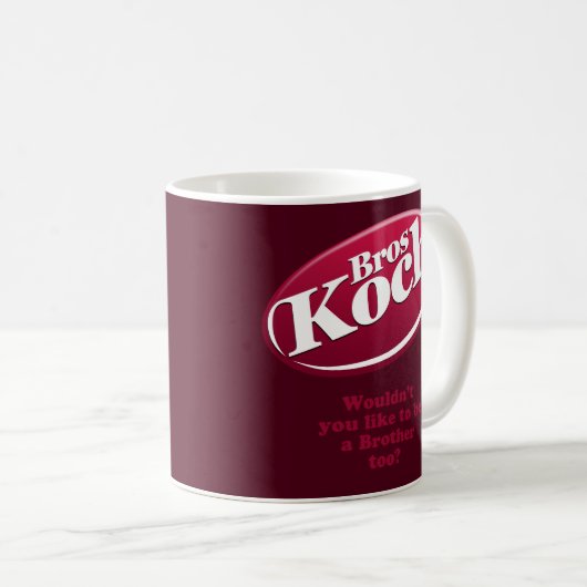 Mug Frères de Koch (foncés) (Devant droit)