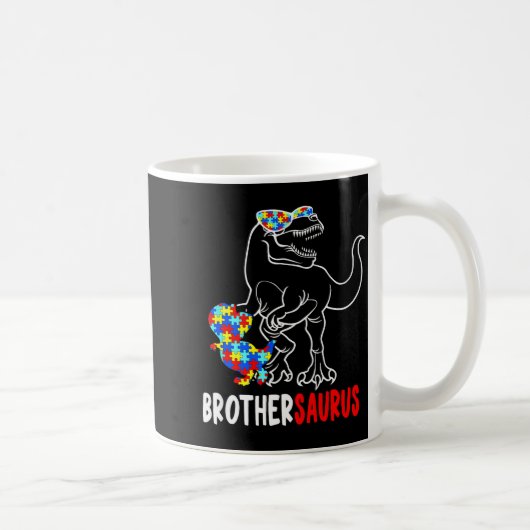 Mug Frèresaurus T Rex Dinosaure Autisme Sensibilisatio (Droite)