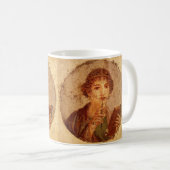 Mug Fresco of sappho in Pompeii (Devant droit)