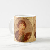 Mug Fresco of sappho in Pompeii (Devant gauche)