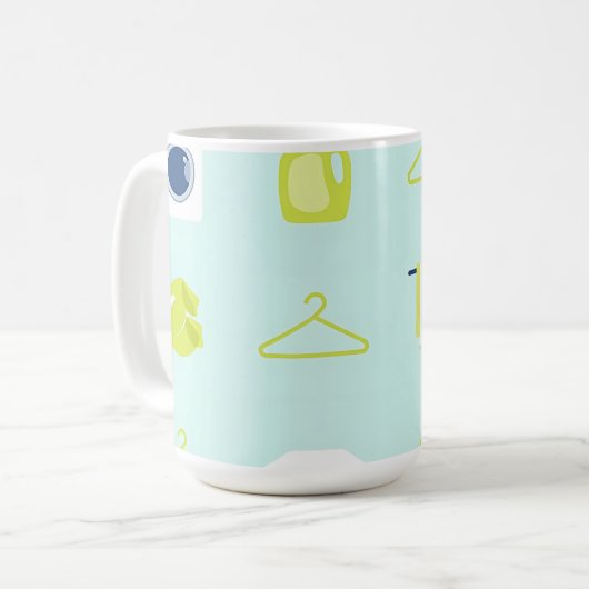 Mug Fresh Laundry Day Pattern (Devant gauche)