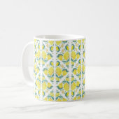 Mug Fresh Lemon Watercolor Pattern (Devant gauche)