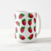Mug Fresh Strawberries (Devant droit)