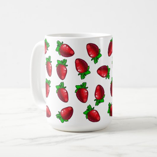 Mug Fresh Strawberries (Devant gauche)