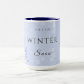 Mug Fresh Winter Joy with Snow and Snowman (Centre)