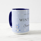 Mug Fresh Winter Joy with Snow and Snowman (Devant gauche)
