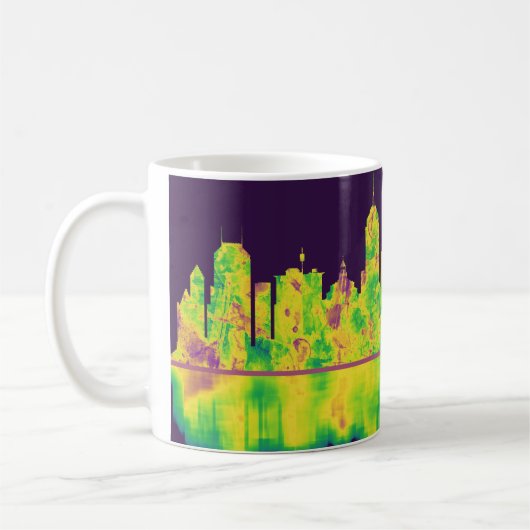 Mug Fresno California Skyline (Gauche)
