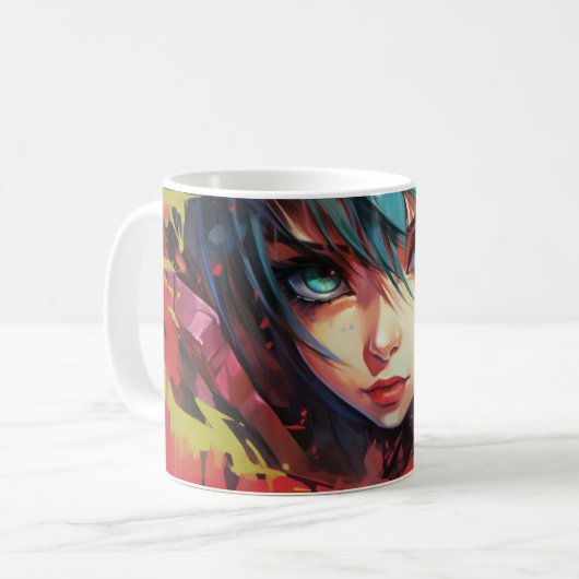 Mug Fresque 2 Anime 4 (Devant gauche)