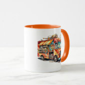 Mug friandise spéciale camion alimentaire (Devant droit)