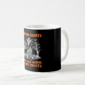 Mug Friandises de citrouille Traitements effrayants Ch (Devant droit)