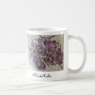 Mug Frida Kahlo a peint des fleurs