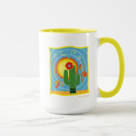 Mug Frida Kahlo Cactus Graphic (Droite)