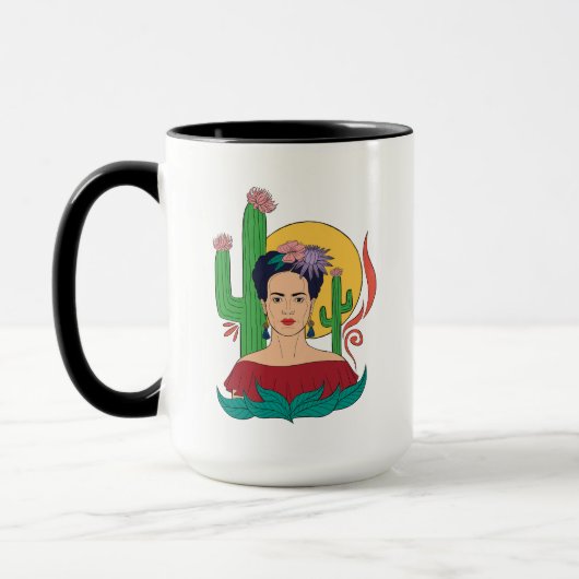 Mug Frida Kahlo Desert Graphic (Gauche)