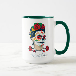 Mug Frida Kahlo   El Día de los Muertos