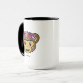 Mug Frida Kahlo | FridaMoji - singe (Devant gauche)