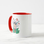 Mug Frida Kahlo | Oiseaux de Paradis Floral Graphic (Devant gauche)