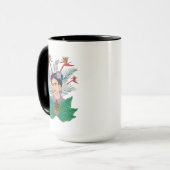 Mug Frida Kahlo | Oiseaux de Paradis Floral Graphic (Devant gauche)