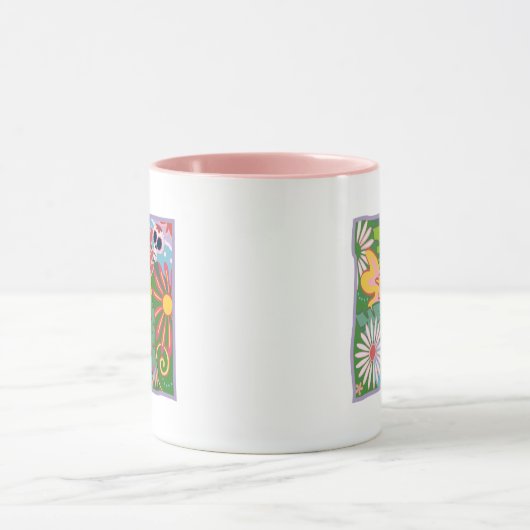 Mug Frida Kahlo Parrot Graphic (Centre)