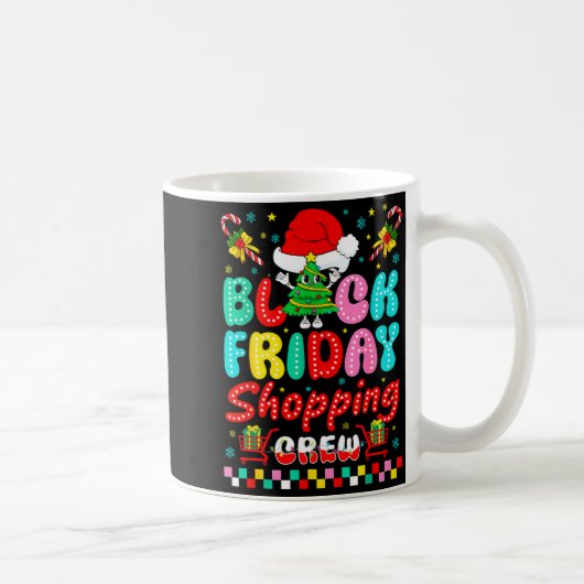 Mug Friday Shopng Crew Christmas Lights Black Shopng F (Droite)