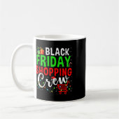 Mug Friday Shopping Crew Christmas Lights Black Shoppi (Gauche)