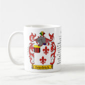 Mug Friedrich l'origine, la signification et la crête (Gauche)