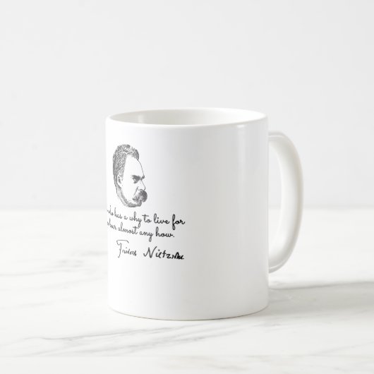 Mug Friedrich nietzsche cite (Devant droit)