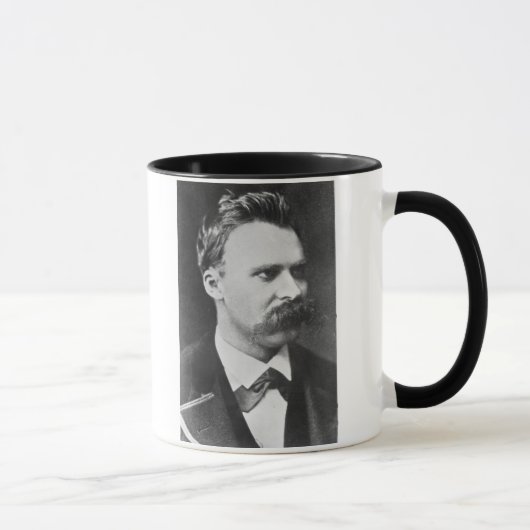 Mug Friedrich Wilhelm Nietzsche (1844-1900) 1873 (b/w (Droite)
