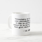 Mug Friend Best Friend CS Lewis Citation (Devant gauche)