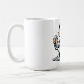 Mug Friendly Doctor Mascot Medical Cartoon Design (Gauche)