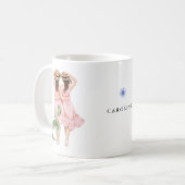 Mug Friends Always Girls Florals Nom de l'illustration (Devant gauche)