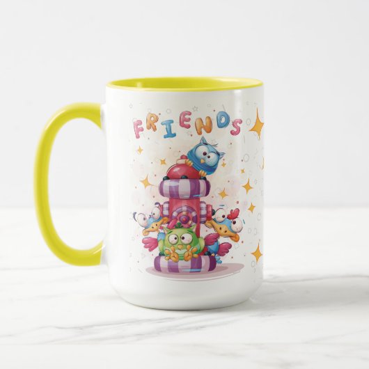 Mug Friends Are Just Family Chosen By You (Gauche)