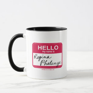 Mug FRIENDS™   Bonjour, je m'appelle Régina Phalange