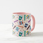Mug FRIENDS™ | Central Perk Motif de Café Vibrant (Devant droit)