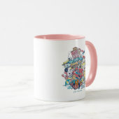Mug FRIENDS™ | Collage de dessins animés (Devant droit)