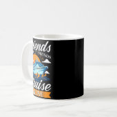 Mug Friends Don't Cruise Alone Funny Cruising Ship Mat (Devant gauche)