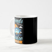 Mug Friends Don't Cruise Alone Funny Cruising Ship Mat (Devant gauche)