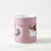 Mug Friends for life photo names mauve dusty rose pink (Centre)