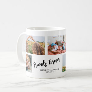 Mug Friends Forever Photo Collage Cadeau personnalisé 