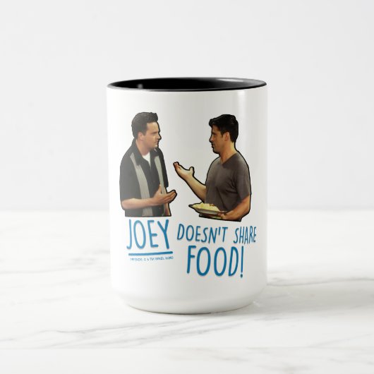 Mug FRIENDS™| Joey ne partage pas de nourriture ! (Centre)
