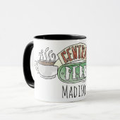 Mug FRIENDS™ | Logo aquarelle Central Perk (Devant gauche)
