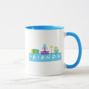 Mug FRIENDS™   Logo avec icônes