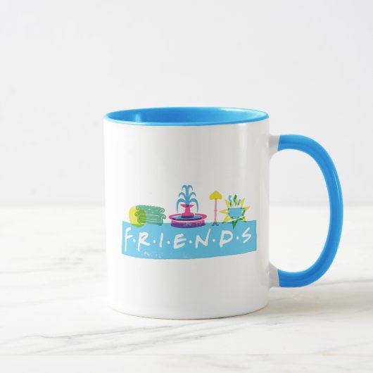 Mug FRIENDS™ | Logo avec icônes (Droite)