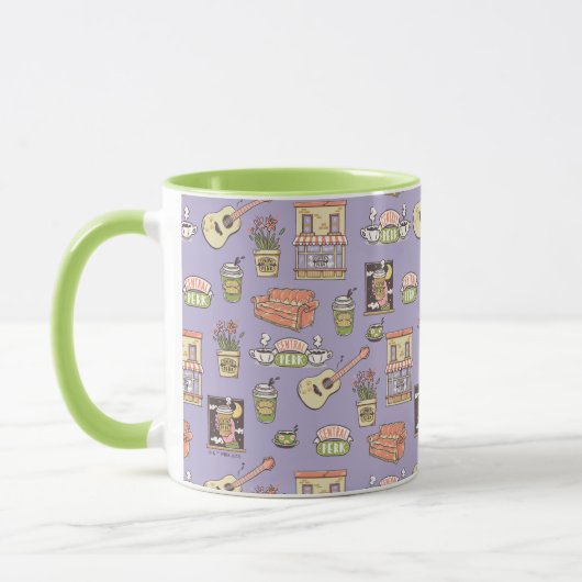 Mug FRIENDS™ | Motif d'icône violet (Gauche)