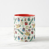 Mug FRIENDS™ | Motif d'icônes de Noël (Centre)