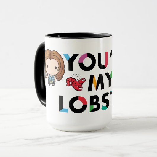 Mug FRIENDS™ | Ross & Rachel Lobster Chibi (Devant gauche)