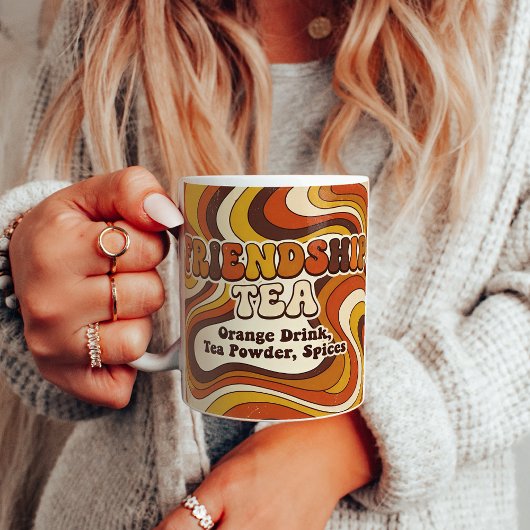 Mug Friendship Tea Groovy Recipe Art