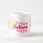 Mug Fries avant les gars Saint Valentin (Devant gauche)
